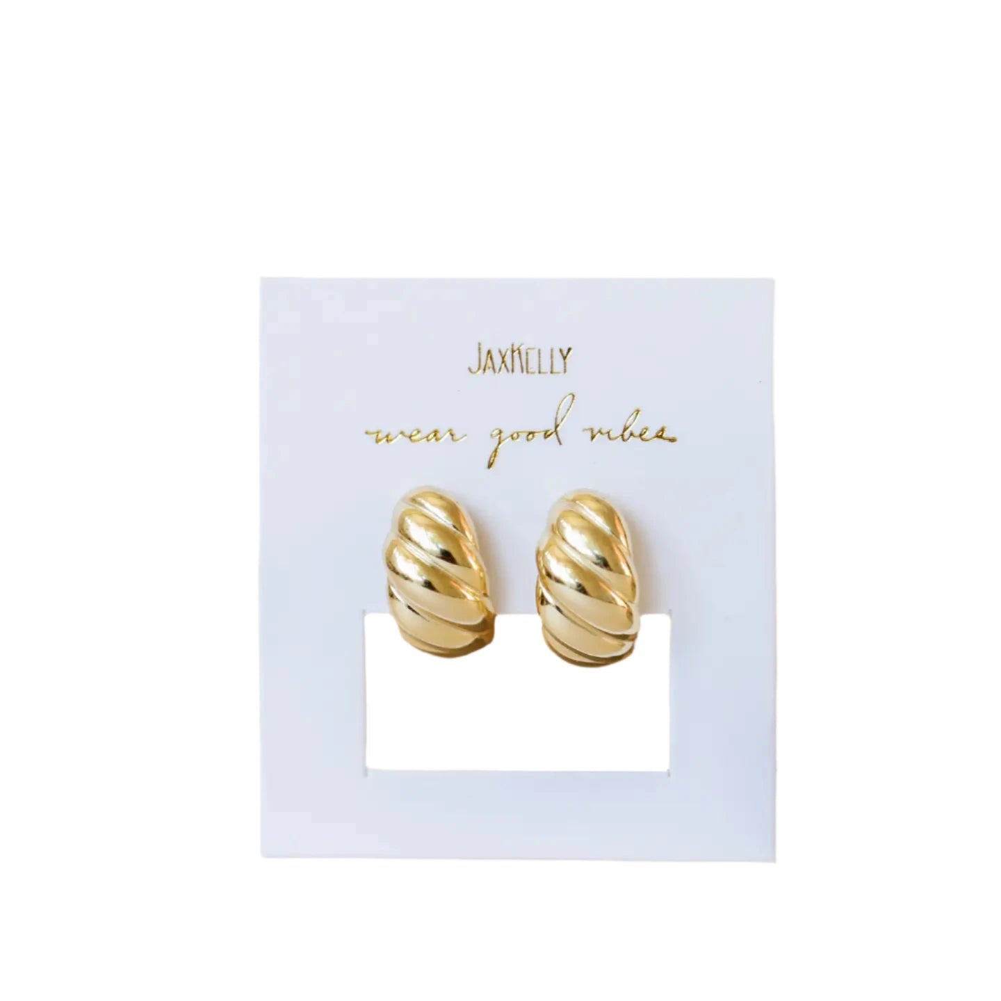 Gold Hoop Swirl