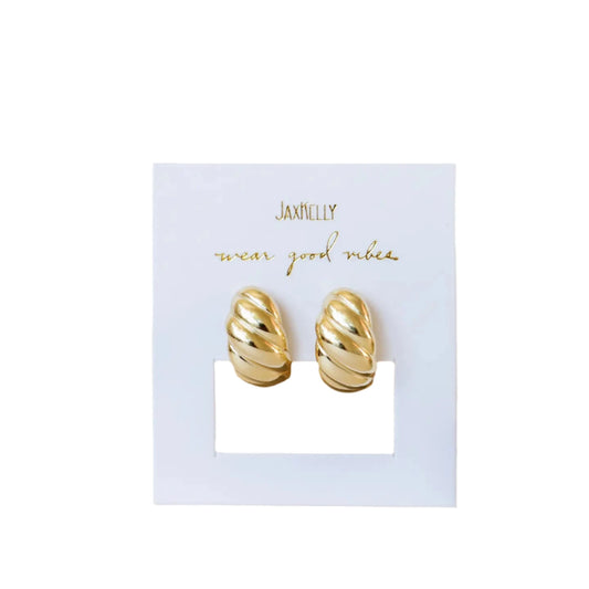 Gold Hoop Swirl