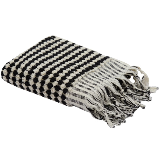 Hand Towel- Black and White