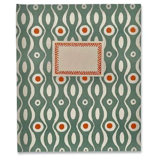 Hardback Notebook Persephone Teal and Orange