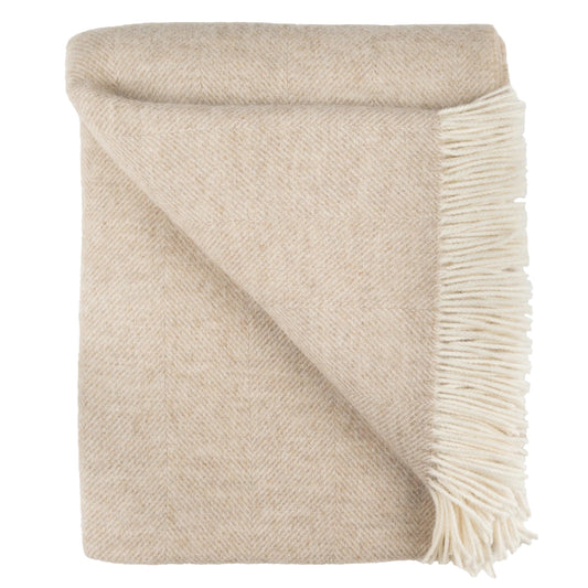 Herringbone Throw- Linen