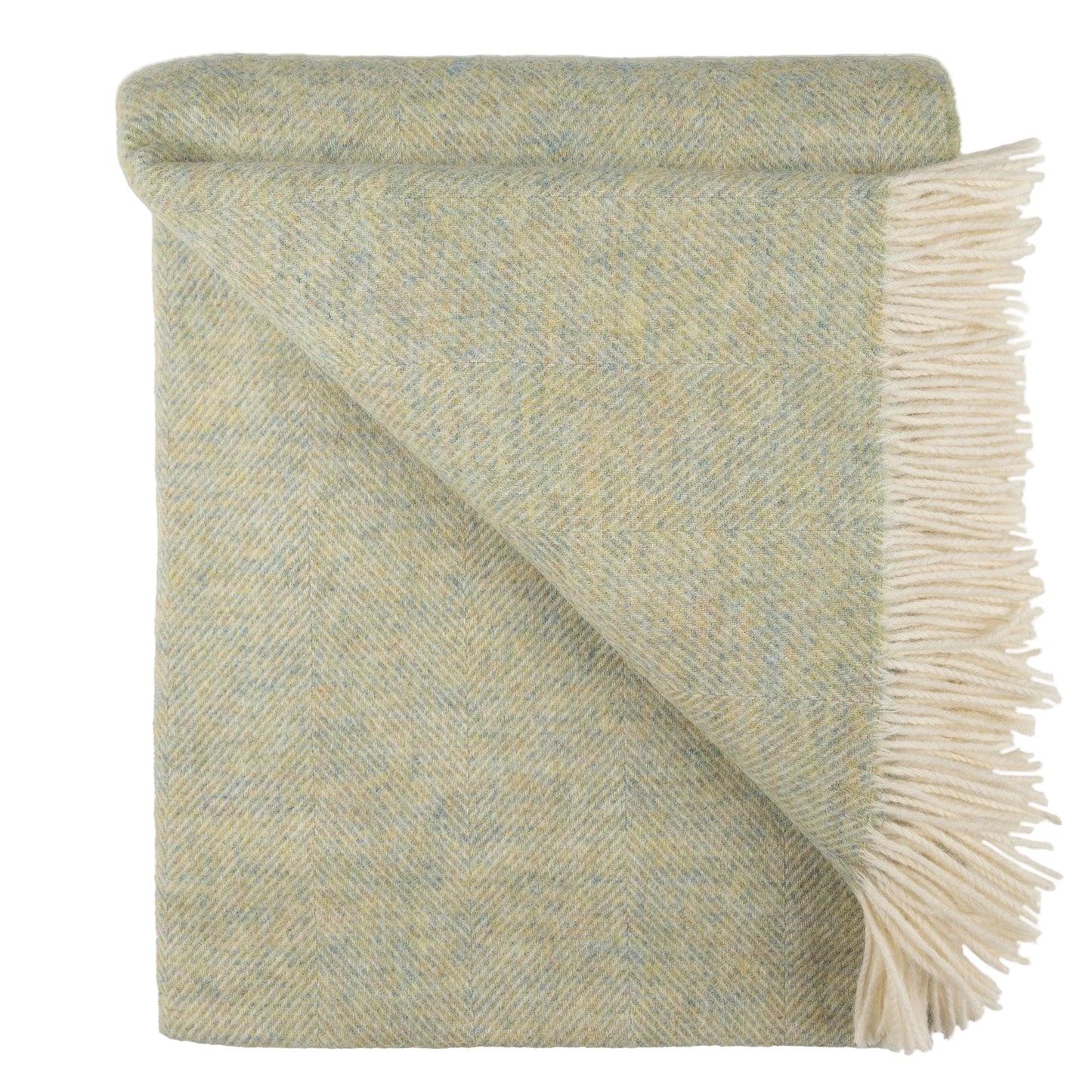 Herringbone Throw- Meadow