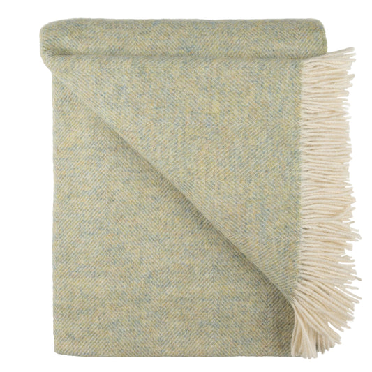 Herringbone Throw- Meadow