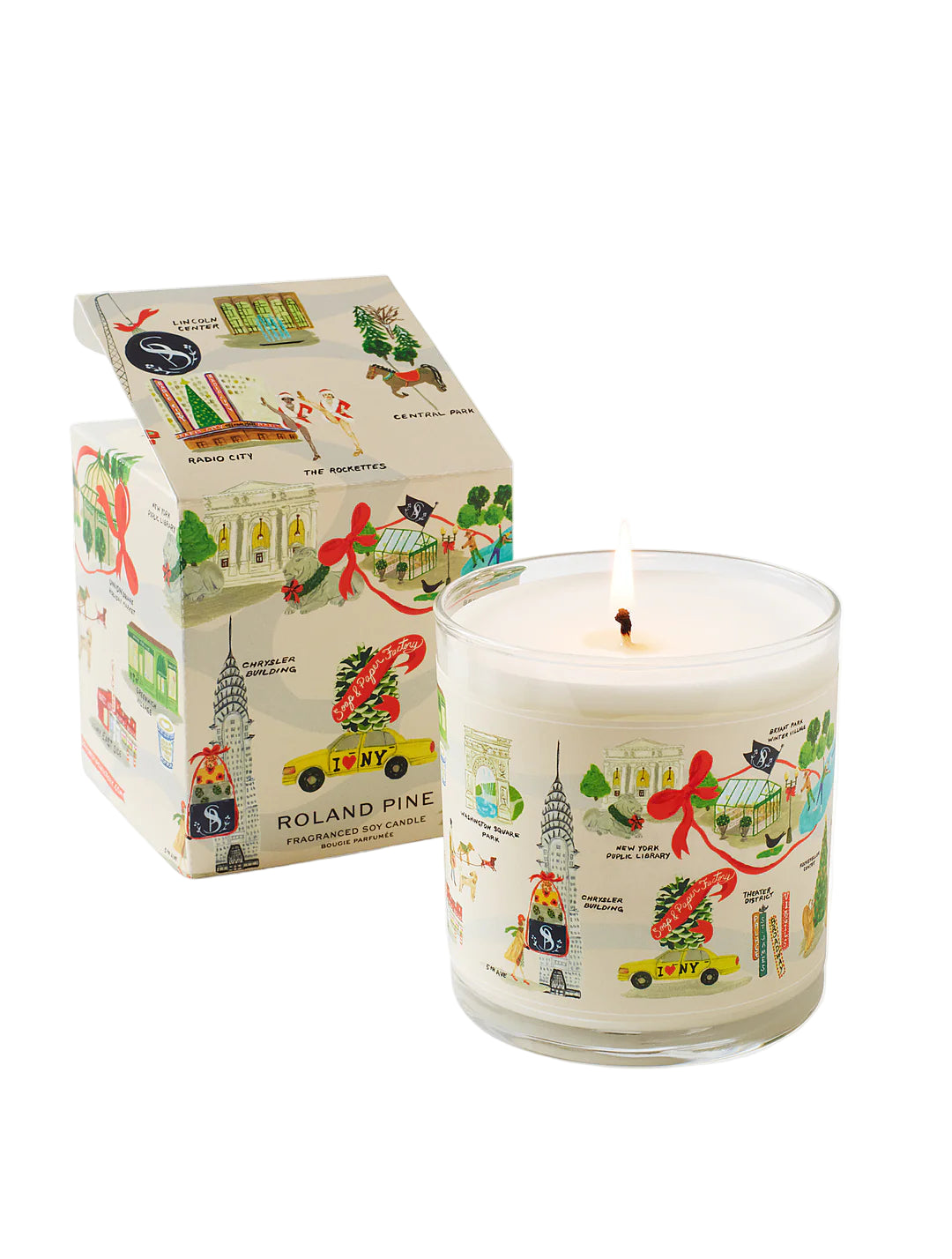 Holidays in New York Pine Single Wick Candle