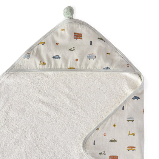 Hooded Towel- Cars