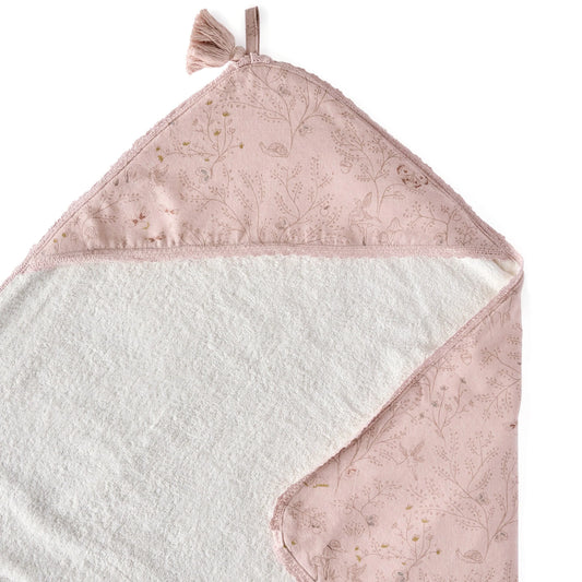 Hooded Towel-Secret Garden