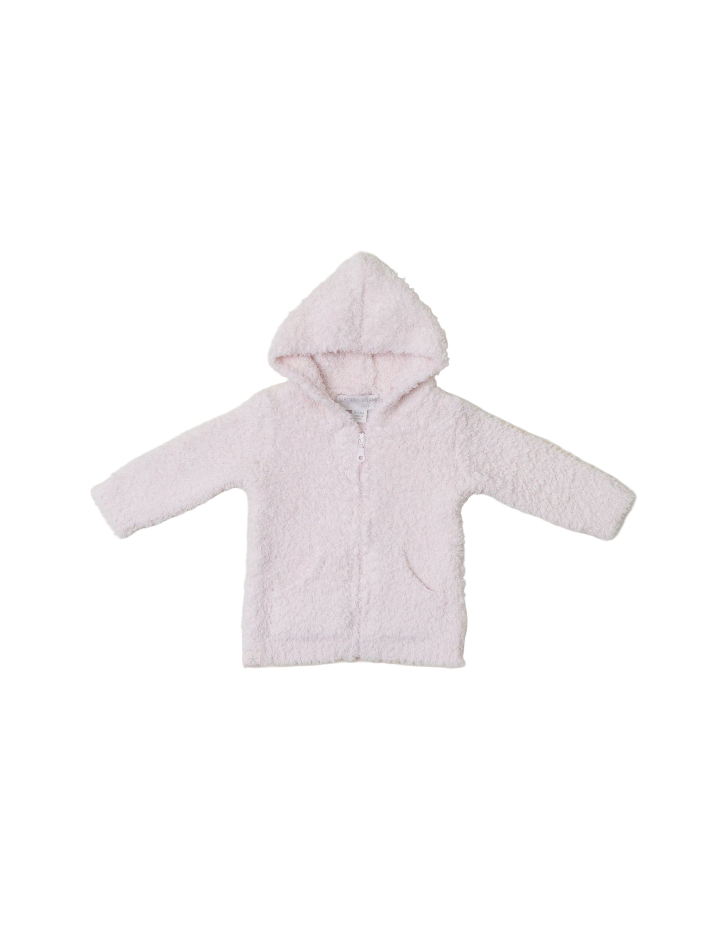 Barefoot Dreams Infant Hoodie- Pink