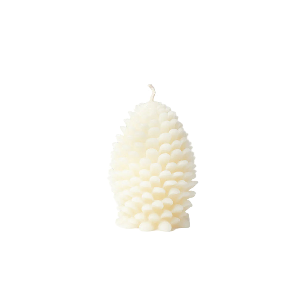 Jumbo Pine Cone- Cream