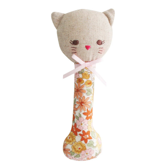 Kitty Stick Rattle- Sweet Marigold
