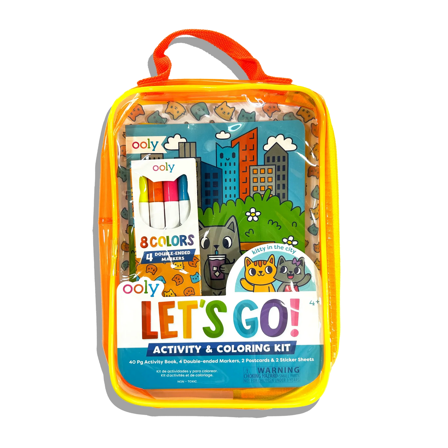 Let's Go! Activity and Coloring Kit - Kitty in the City