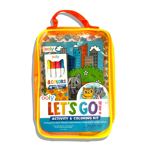 Let's Go! Activity and Coloring Kit - Kitty in the City