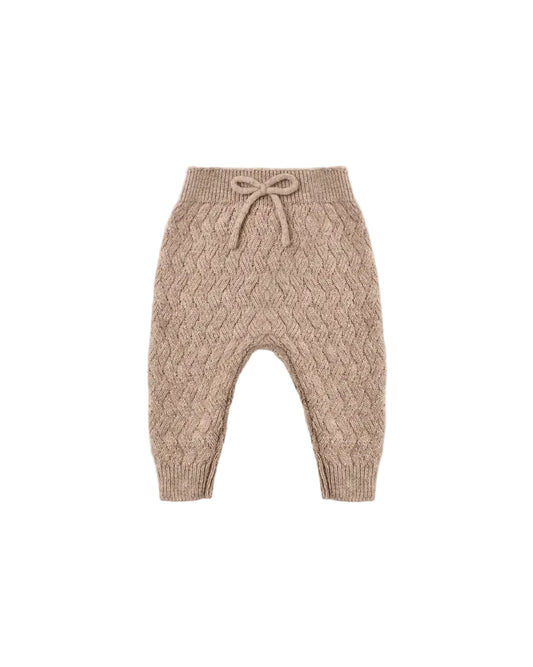Knit Pant - Heathered Almond