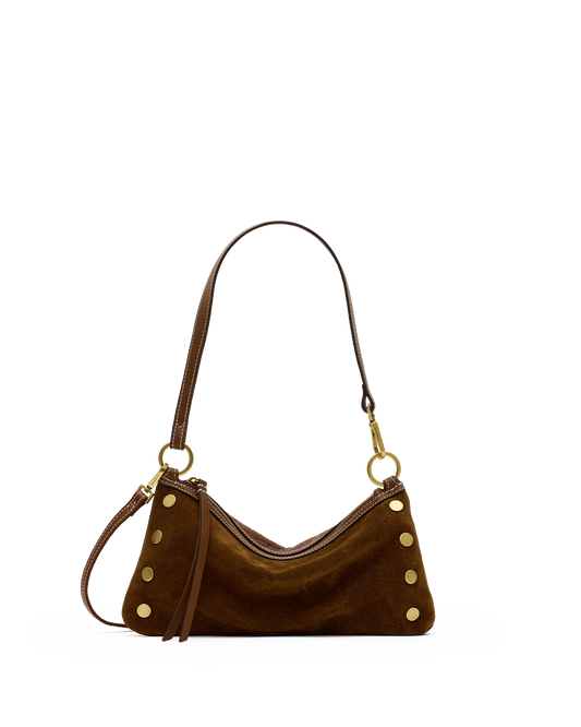 Kyle Handbag- Cinnamon Suede