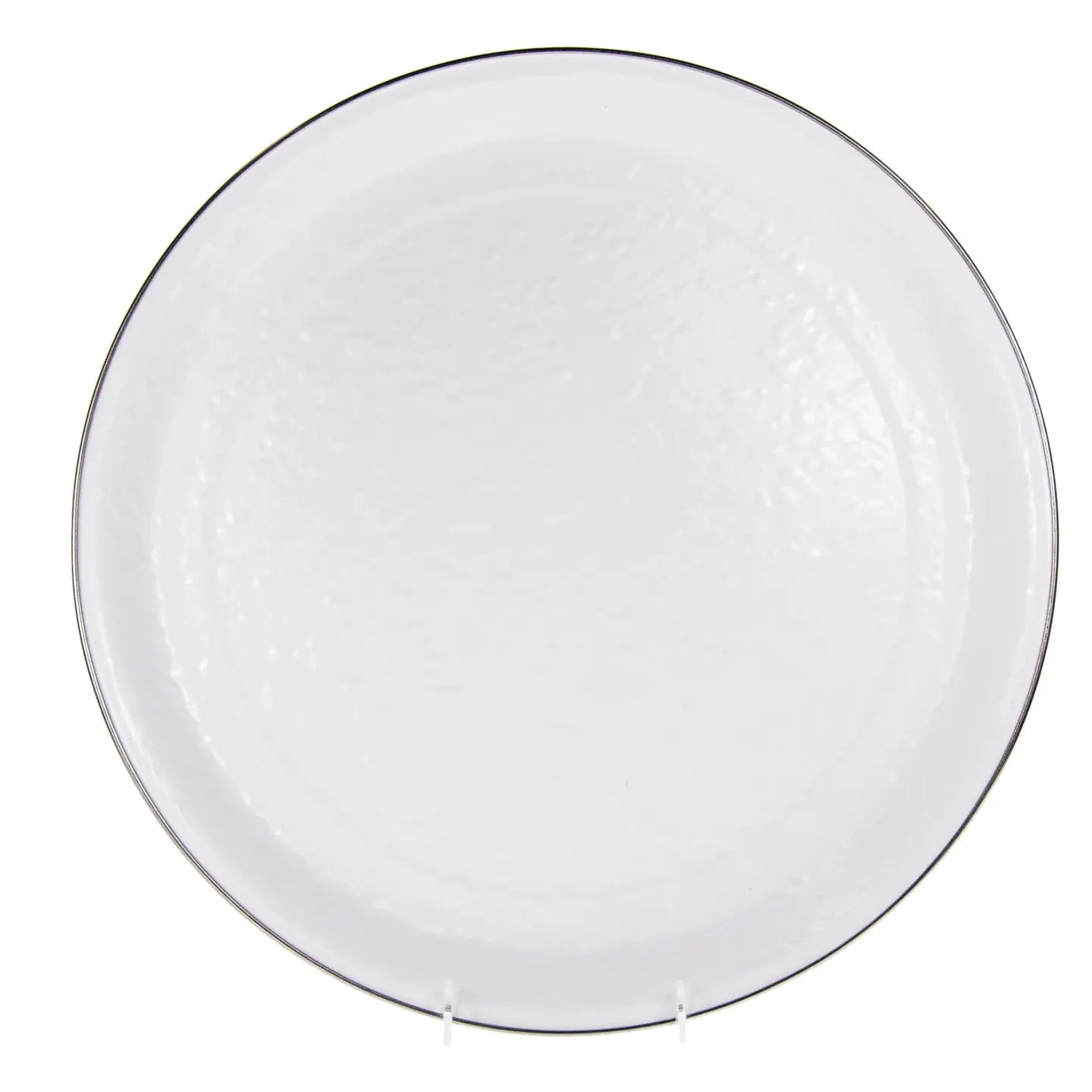 Large Enamel Tray – White