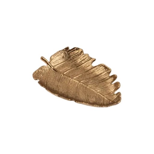 Pewter Leaf Shape Trinket Dish