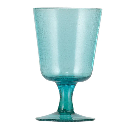 Wine Glass Set-Light Blue