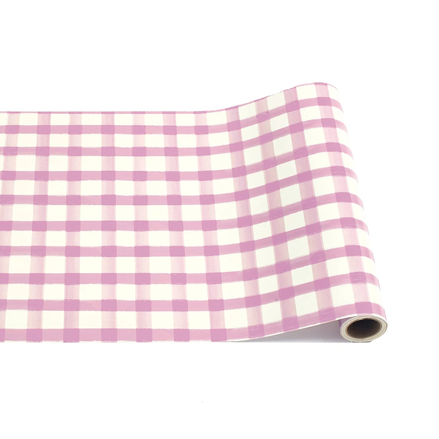 Lilac Checkered Paper Runner