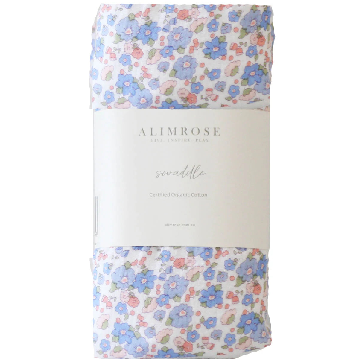 Muslin Swaddle - Lilly Blue
