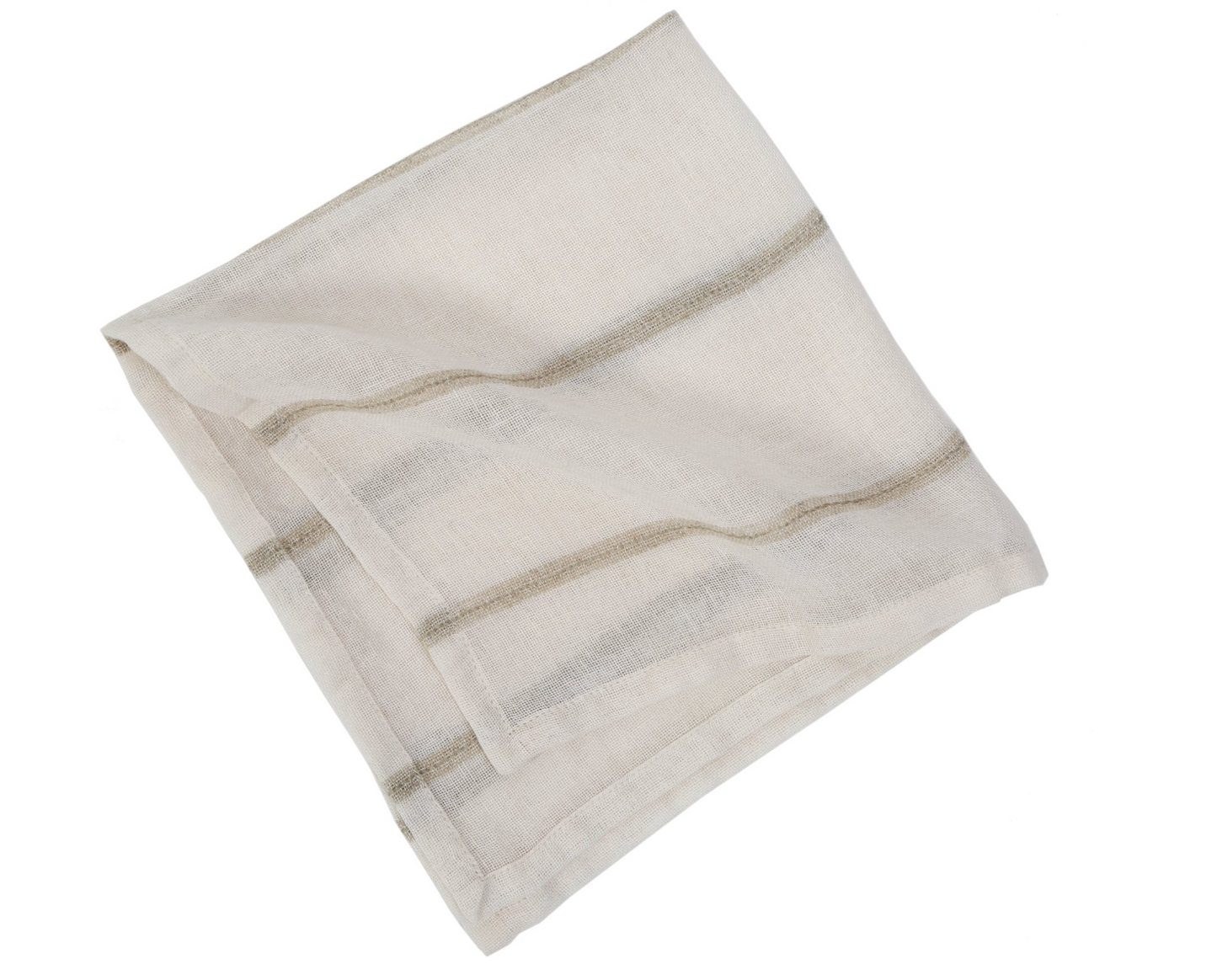 Linen Gauze Napkins in Cream Set