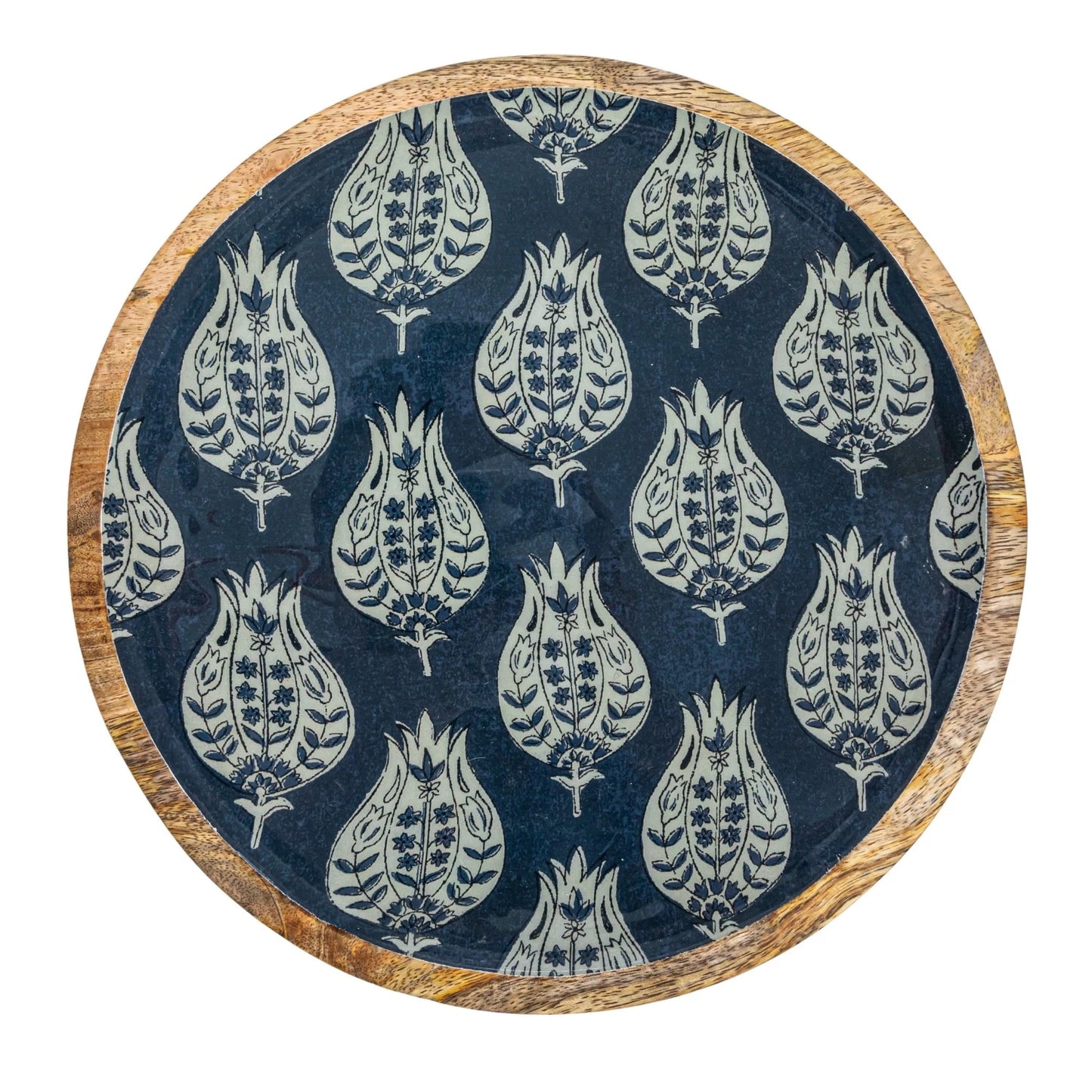 Mangowood Enameled Tray - Medium
