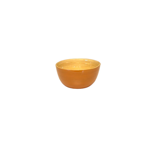 Mini Bamboo Bowl- Caramel