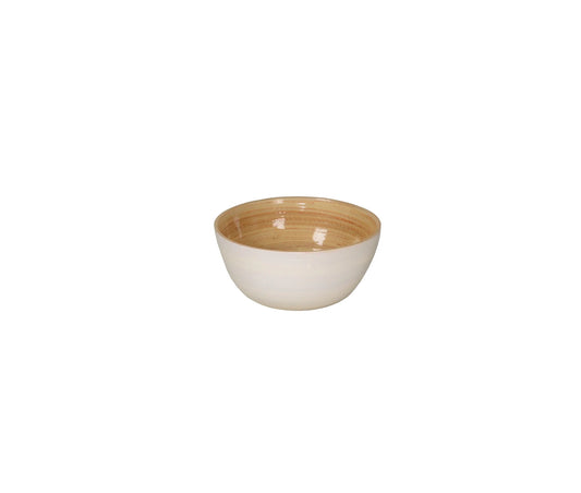 Mini Bamboo Bowl- White