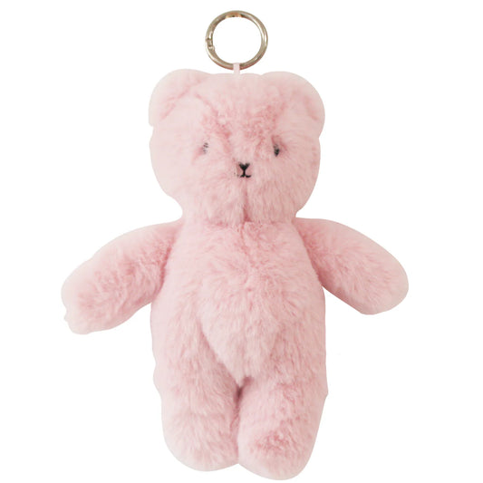Mini Bear Bag Charm - Pink