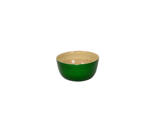 Mini Bamboo Bowl- Dark Green