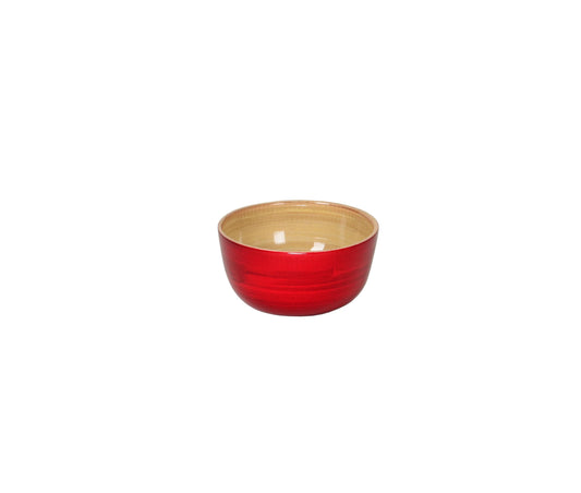 Mini Bamboo Bowl- Red
