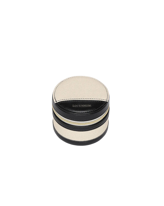 Round Jewelry Box - Black