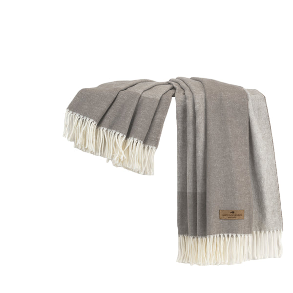 Mink Italian Herringbone Throw