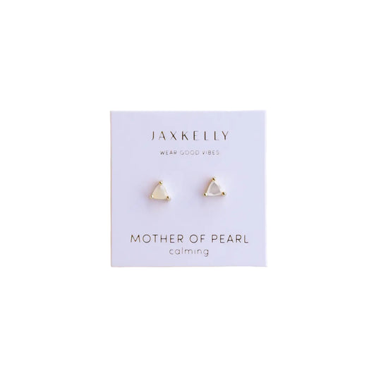 Mother of Pearl Gem Earrings