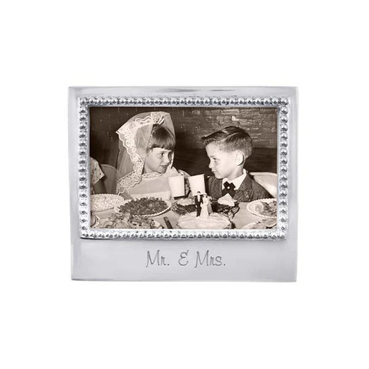 Mr. and Mrs. Beaded Frame – 4 x 6
