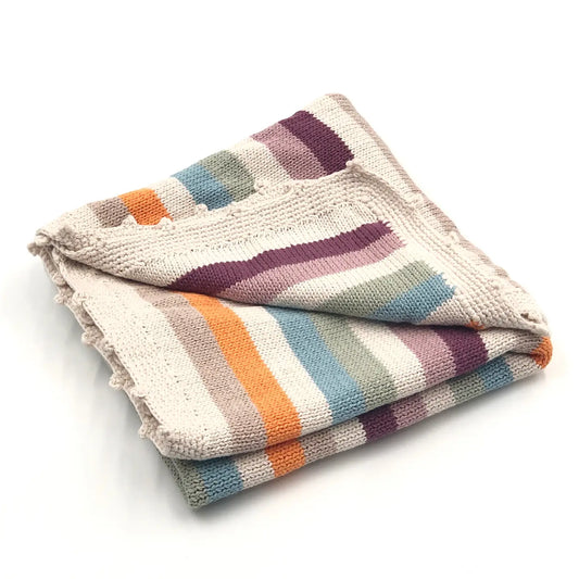 Multi-Striped Baby Blanket