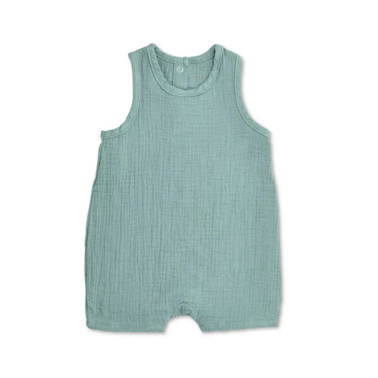 Muslin Coverall – Teal
