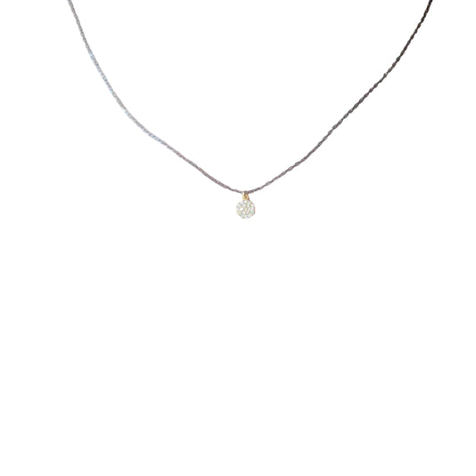 Two Tone- Disc Pendant