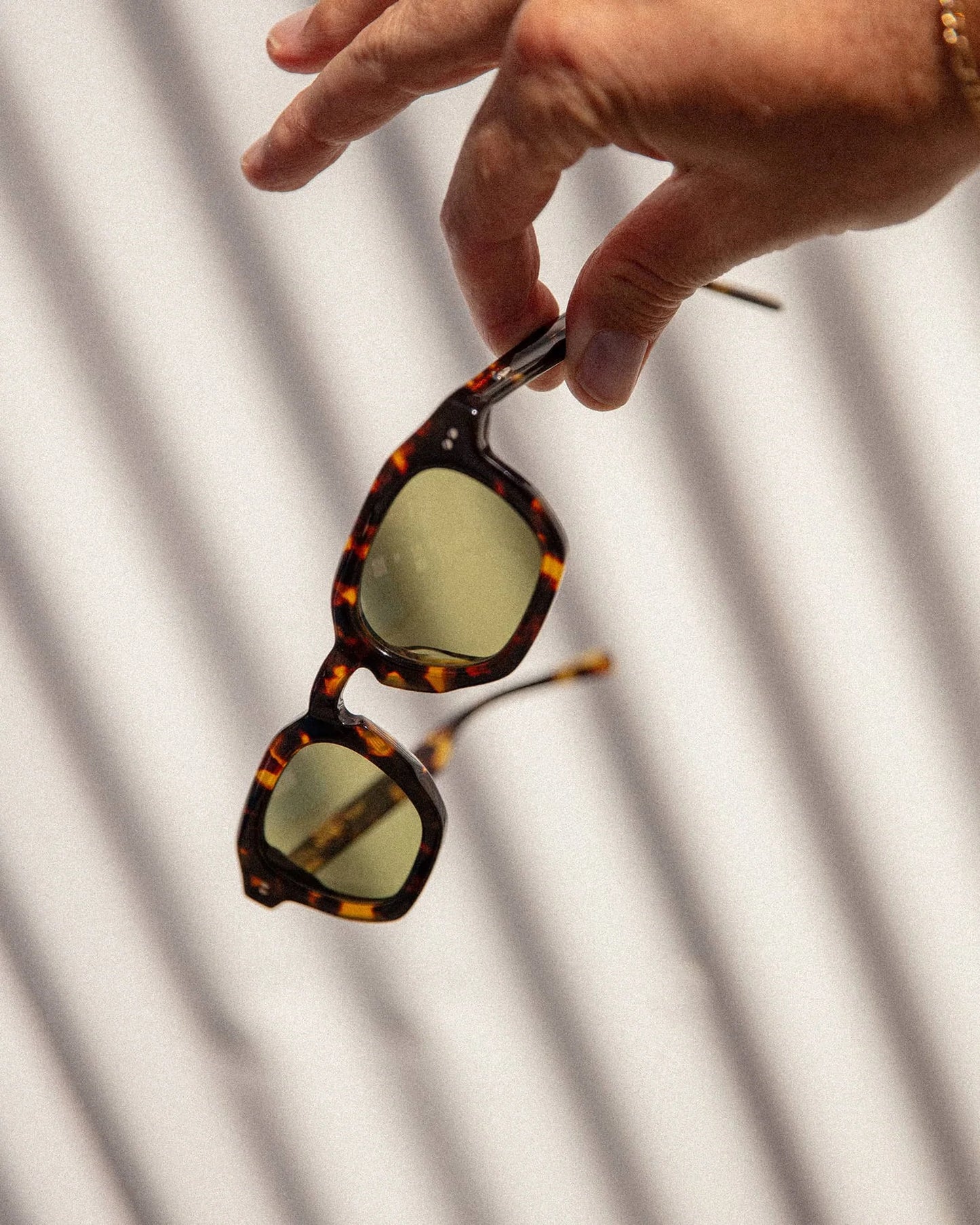 No Wave Sunglasses - Lunar Tortoise Bio/Polarized Olive
