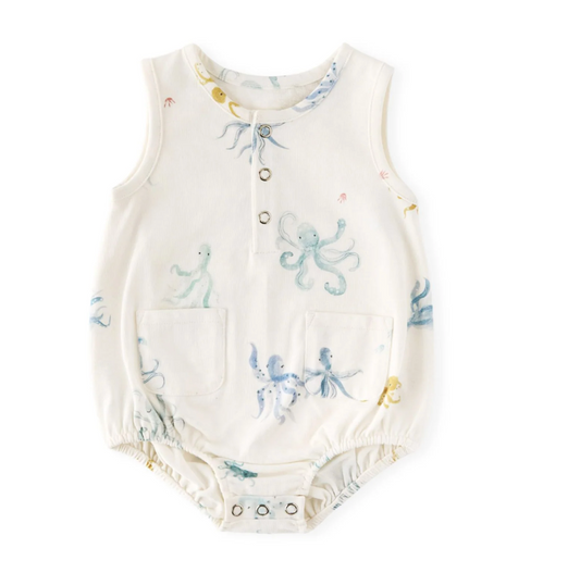 Sleeveless Octopus One-Piece