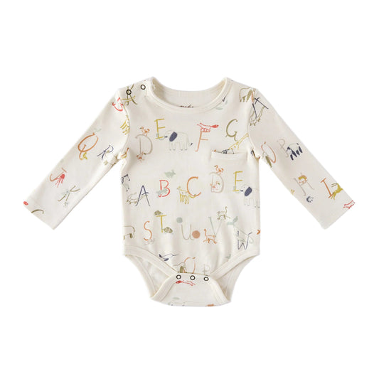 Puff Sleeve one Piece - At the Zoo
