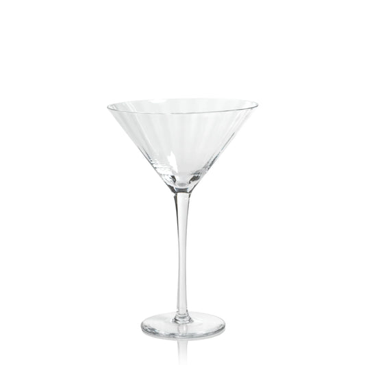 Optic Martini Glasses- Set of 4