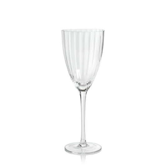 Optic Wine Glasses- Set of 4