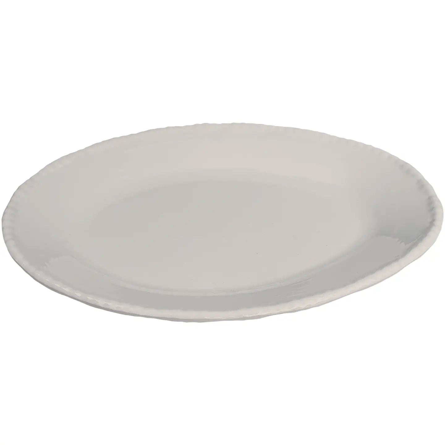 Oval Beaded Serving Platter