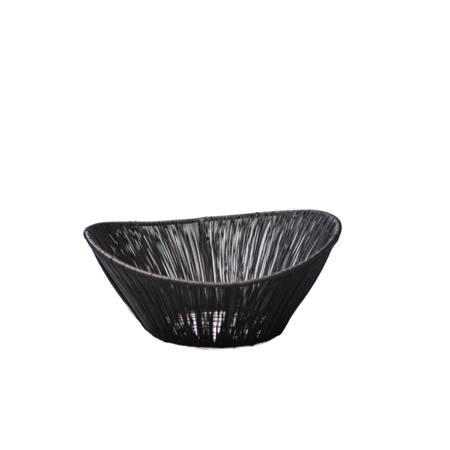 Oval Black Wire Basket