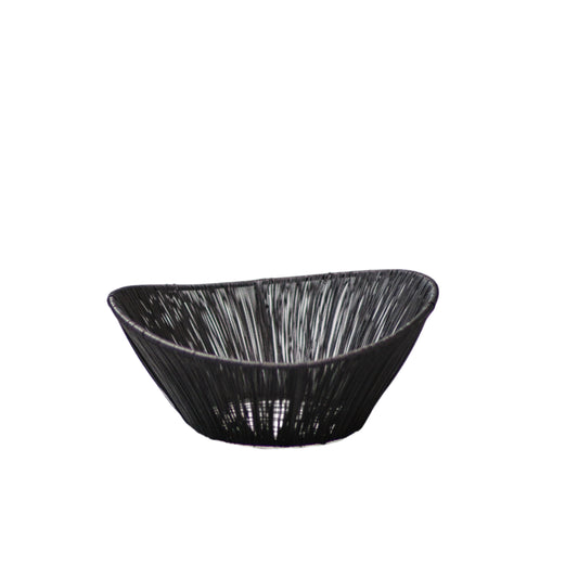 Oval Black Wire Basket