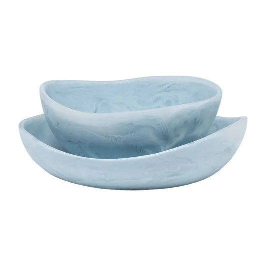 Pastel Blue Serving Set