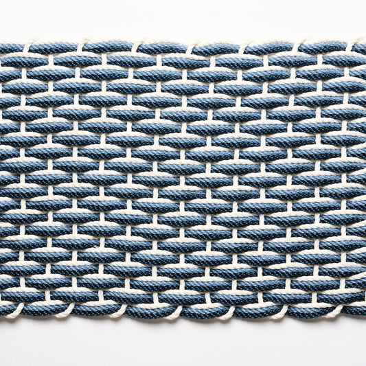 Pearl + Glacier Bay + Navy Doormat