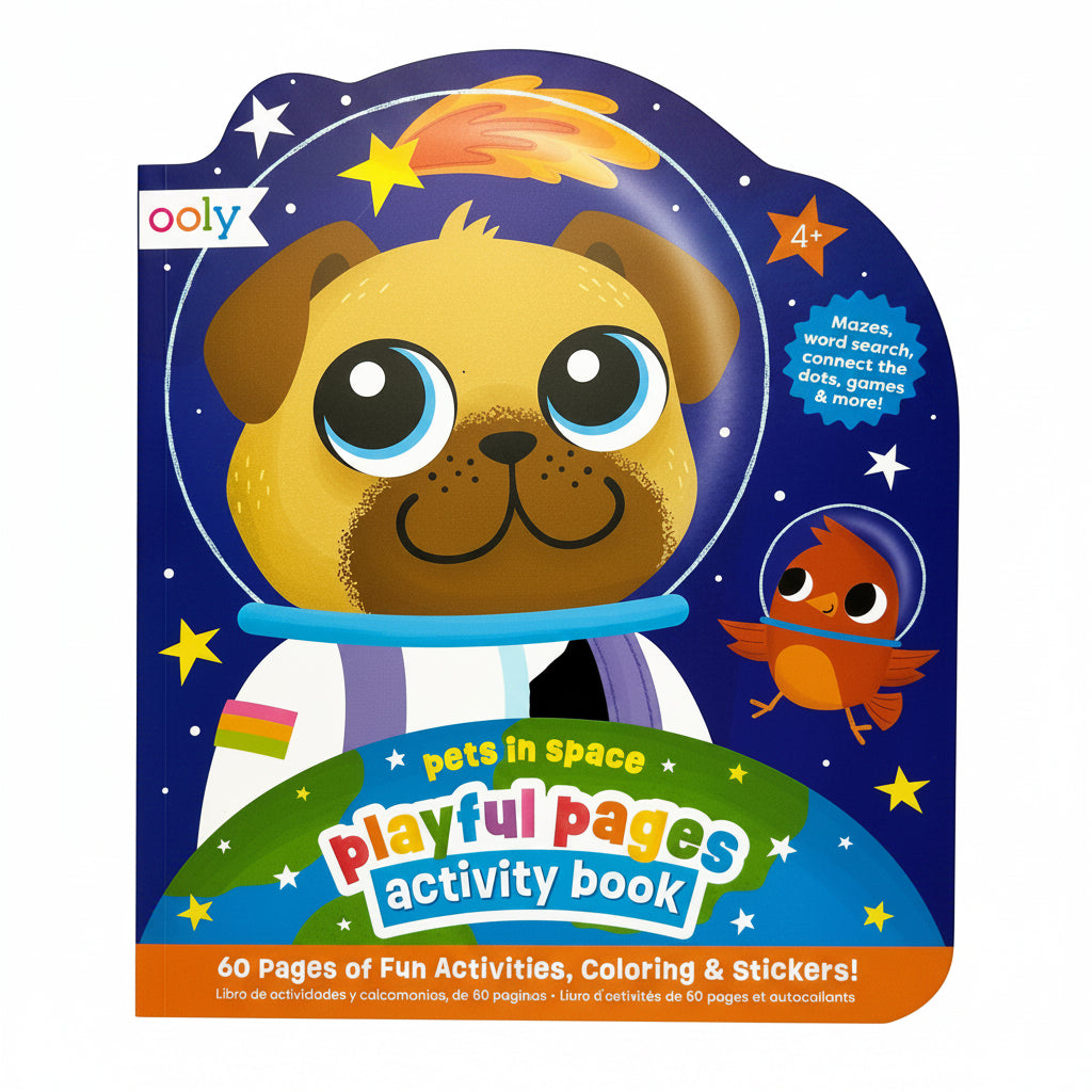 Playful Pages: Pets in Space