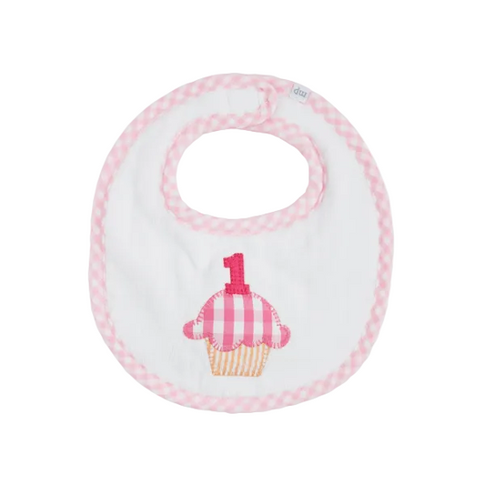 Pink Birthday Bib