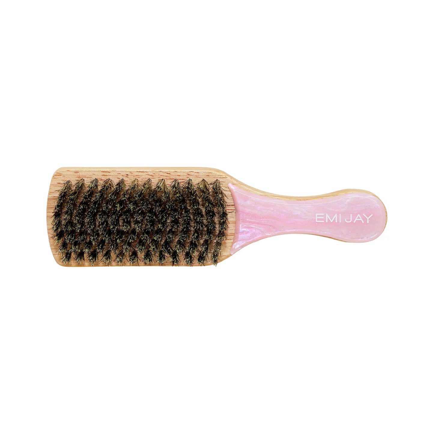 Mini Boar Bristle Brush - Pink Sugar