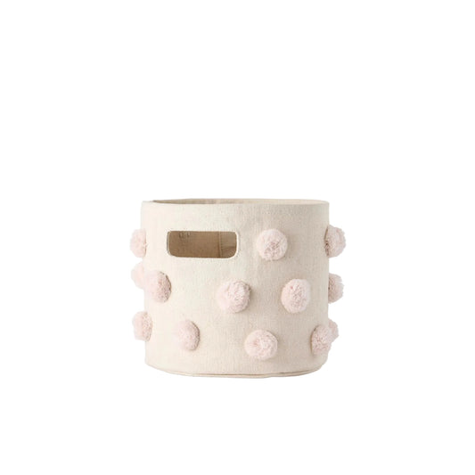 Pom Pom Mini Bin - Pink